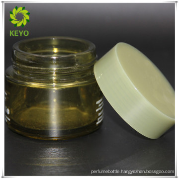 100g green empty cosmetic glass jar